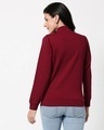 Shop Women's Red Zipper Bomber Jacket-Full