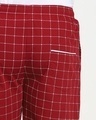 Shop Red Printed Check Pyjamas