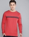 Shop Red Solid Full Sleeves T-Shirt-Design