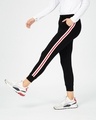 Shop Red Stripes Fleece Sports Trim Joggers-Design