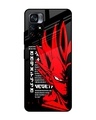 Shop Red Vegeta Premium Glass Case for Poco M4 Pro 5G(Shock Proof, Scratch Resistant)-Front