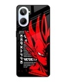 Shop Red Vegeta Premium Glass Case for Realme 10 5G(Shock Proof, Scratch Resistant)-Front