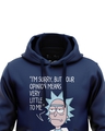 Shop Rick's Opinion   Rick And Morty Official Hoodie-Design