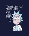 Shop Rick's Opinion   Rick And Morty Official Hoodie-Full