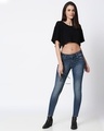 Shop Regal Blue Mid Rise Stretchable Women's Jeans-Full