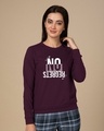 Shop Regrets-None Fleece Light Sweatshirt-Front