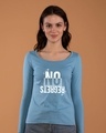 Shop Regrets-none Scoop Neck Full Sleeve T-Shirt-Front