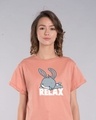 Shop Relax Chibi Bunny Boyfriend T-Shirt (LTL)-Front