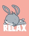 Shop Relax Chibi Bunny Half Sleeve T-Shirt (LTL)-Full