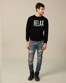 Shop Relax Wave Fleece Light Sweatshirt-Design