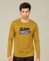 Shop Religion Is Cricket Full Sleeve T-Shirt-Front