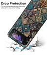 Shop Retro Art Premium Glass Case for Samsung Galaxy Z Flip4 5G (Shock Proof, Scratch Resistant)-Design