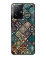 Shop Retro Art Printed Premium Glass Cover for Mi 11T Pro 5G (Shock Proof, Lightweight)-Front