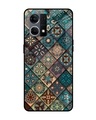 Shop Retro Art Printed Premium Glass Cover for OPPO F21 Pro (Shockproof, Light Weight)-Front