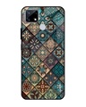 Shop Retro Art Printed Premium Glass Cover for Realme C25 (Shock Proof, Lightweight)-Front