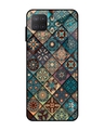 Shop Retro Art Printed Premium Glass Cover for Samsung Galaxy M12 (Shock Proof, Light Weight)-Front