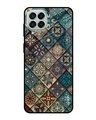 Shop Retro Art Printed Premium Glass Cover for Samsung Galaxy M33 5G (Shockproof, Light Weight)-Front
