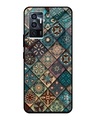 Shop Retro Art Printed Premium Glass Cover for Vivo V23e 5G (Shockproof, Light Weight)-Front