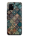 Shop Retro Art Printed Premium Glass Cover for Vivo Y15s (Shockproof, Light Weight)-Front