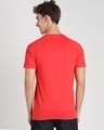 Shop Retro Red Color Block T-Shirt-Full