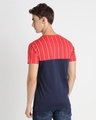 Shop Retro Red Color Block T-Shirt-Design