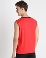 Shop Retro Red Color Block Vest-Full