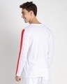 Shop Retro Red Full Sleeve Sport Trim T-Shirt-Full