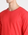 Shop Retro Red Full Sleeve T-Shirt
