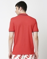 Shop Retro Red Polo T-Shirt-Design