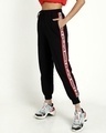 Shop Women's Red Side Striped Joggers-Design