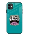 Shop Rich Brain Premium Glass Case for Apple iPhone 12 mini (Shock Proof, Scratch Resistant)-Front