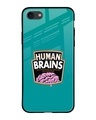 Shop Rich Brain Premium Glass Case for Apple iPhone SE 2020 (Shock Proof, Scratch Resistant)-Front