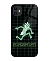 Shop Rick Skeleton Premium Glass Cover for Apple iPhone 12-Front