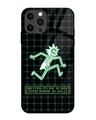 Shop Rick Skeleton Premium Glass Cover for Apple Iphone 12 Pro-Front