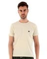 Shop Rico Organic Cotton Melange T-Shirt Light Peach-Front
