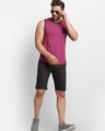 Shop Men's Purple Slim Fit Vest