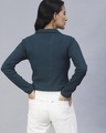 Shop Women's Green Slim Fit Short Top-Full