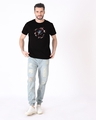 Shop Ripped Captain America Half Sleeve T-Shirt (AVL)