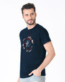 Shop Ripped Captain America Half Sleeve T-Shirt (AVL)-Design