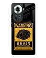 Shop Risk Of Brain Premium Glass Case for Oppo Reno11 5G(Shock Proof, Scratch Resistant)-Front