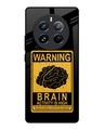 Shop Risk Of Brain Premium Glass Case for Realme 12 Pro Plus 5G(Shock Proof, Scratch Resistant)-Front