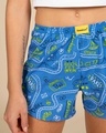 Shop Road Map All Over Printed Boxer