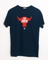 Shop Rock Bull Half Sleeve T-Shirt (WWEL)-Front