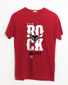 Shop Rock Soldier Half Sleeve T-Shirt (WWEL)-Front