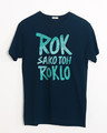 Shop Rok Sako Toh Rok Lo Half Sleeve T-Shirt-Front