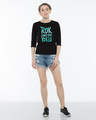 Shop Rok Sako Toh Rok Lo Round Neck 3/4th Sleeve T-Shirt-Full