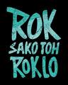 Shop Rok Sako Toh Rok Lo Round Neck 3/4th Sleeve T-Shirt
