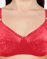 Shop Rosaline Essentials Double Layered Non Wired 3/4th Coverage Bra - Barbados Cherry-Full