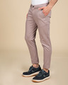 Shop Rouge Pink Slim Fit Cotton Chino Pants-Design