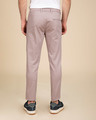 Shop Rouge Pink Slim Fit Cotton Chino Pants-Full